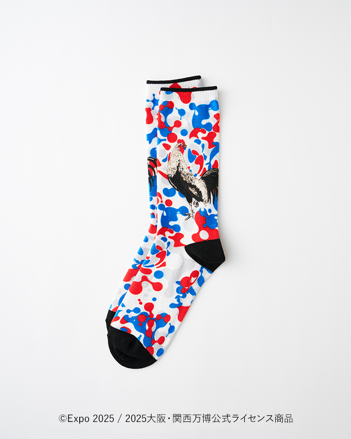 EXPO2025 ミャクミャク 四季花鳥図屏風