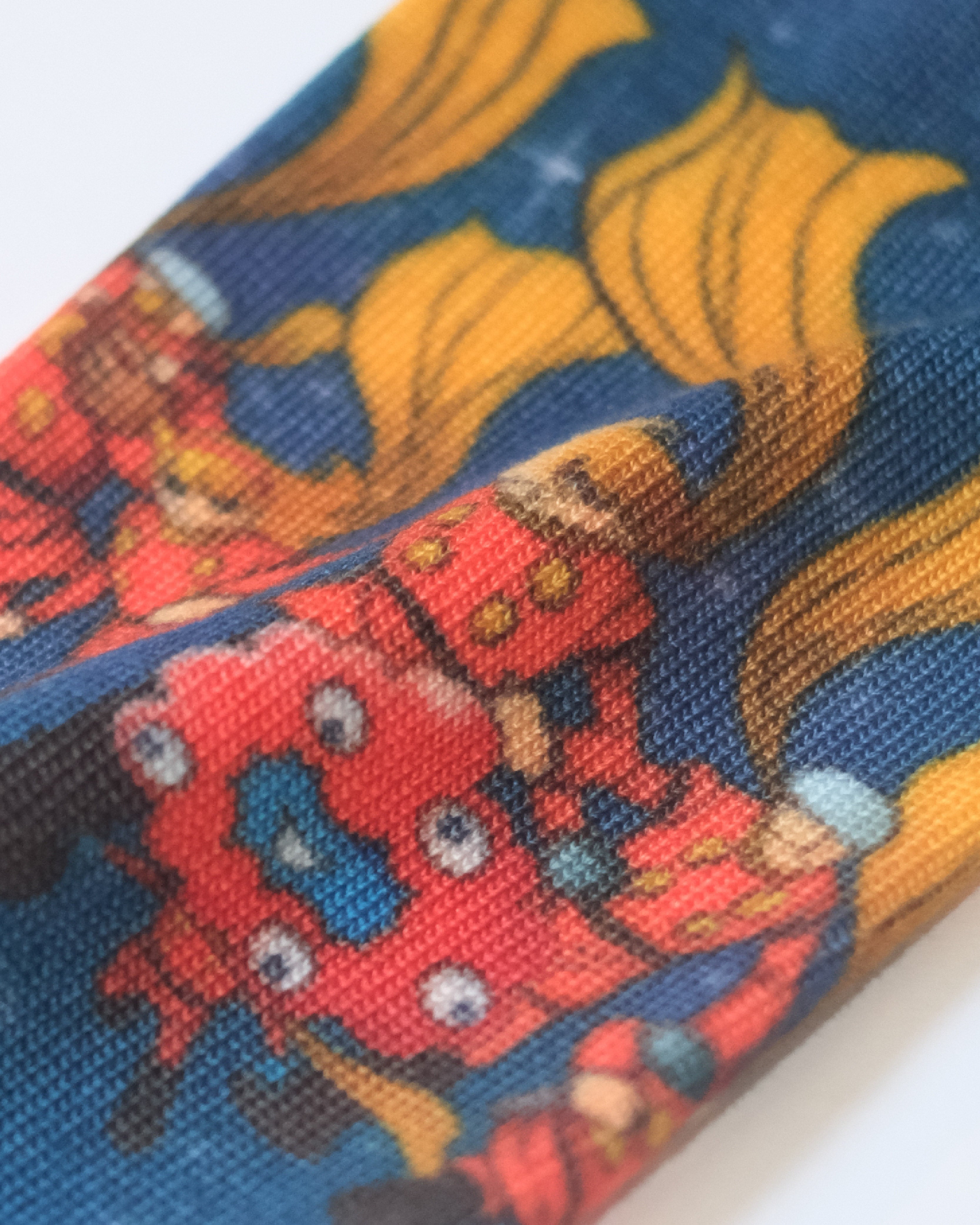 EXPO2025 ミャクミャク サイボーグ009 ソックス_Dark Blue