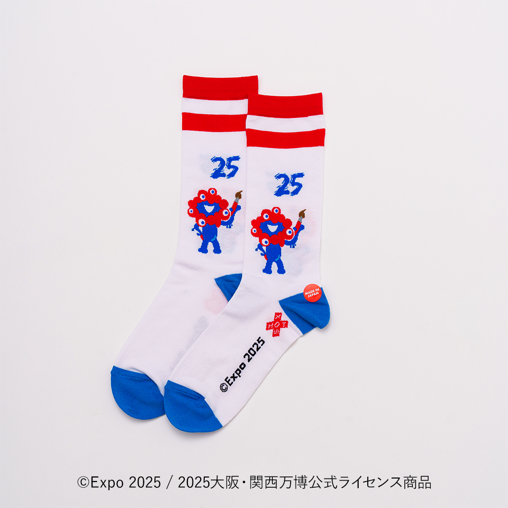 EXPO2025 ミャクミャク ソックス ミャクミャク絵筆