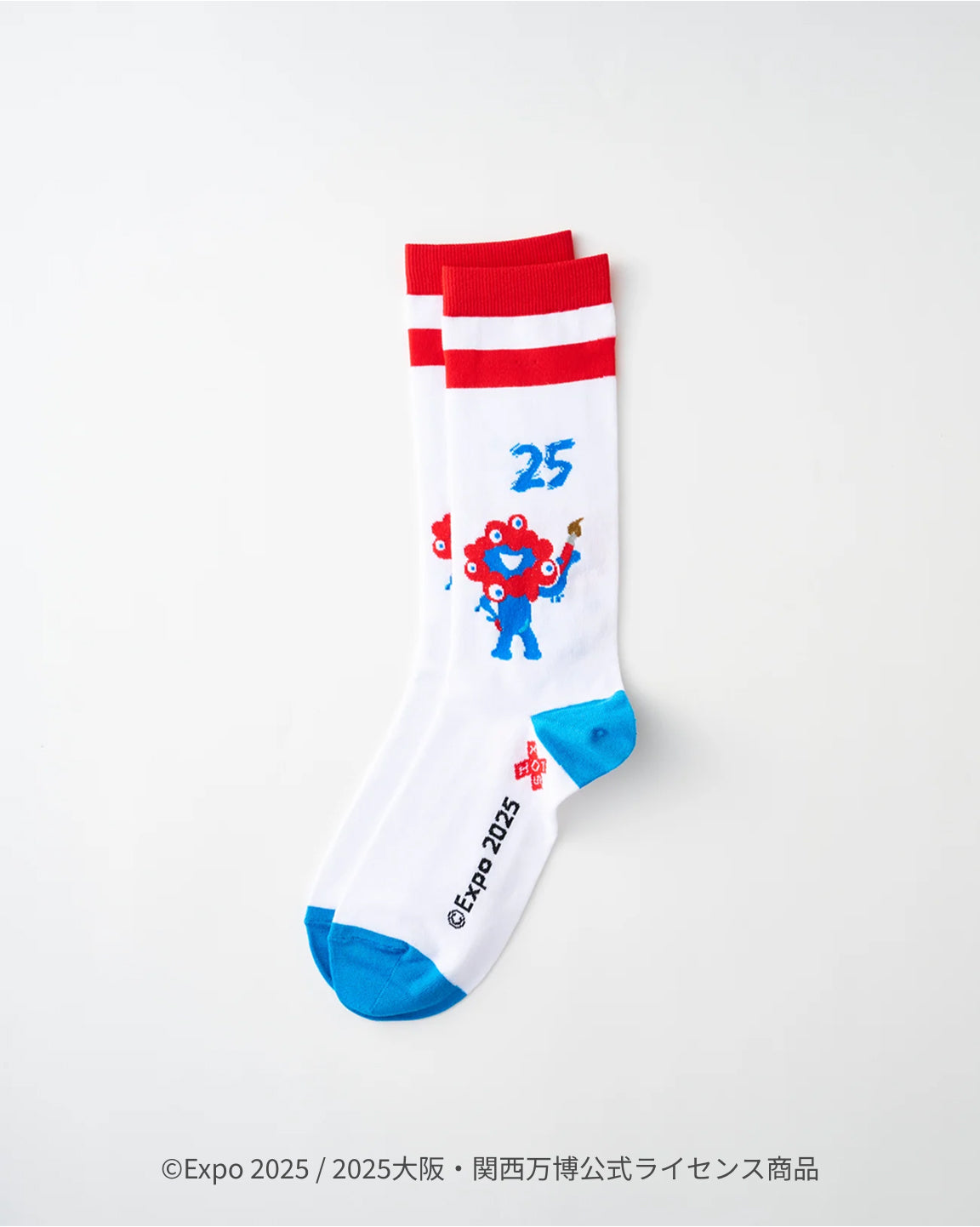 EXPO2025 ミャクミャク ソックス ミャクミャク絵筆