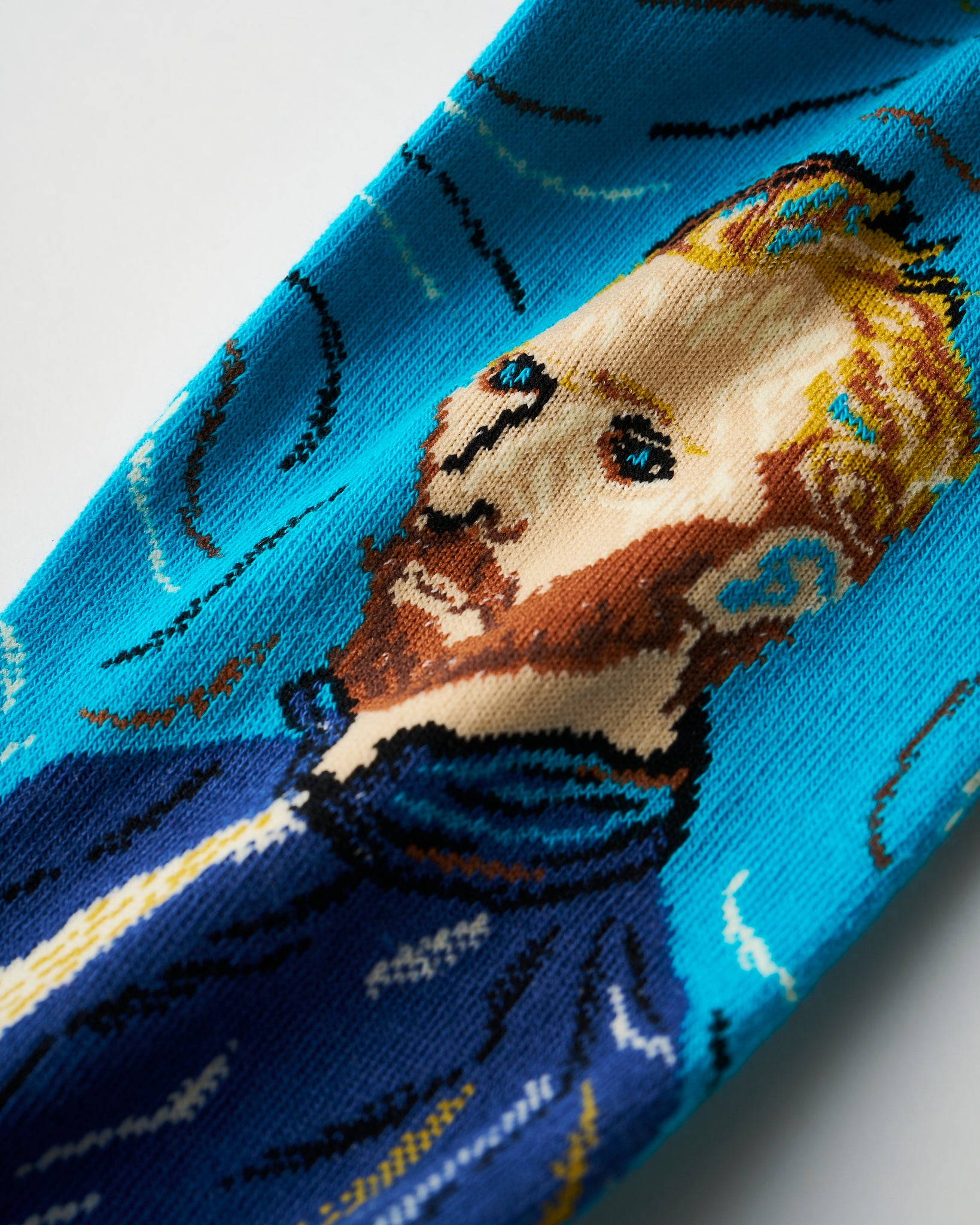 ゴッホシリーズ靴下１ ゴッホの靴下を編みました その3 - ユレテミヨウカ