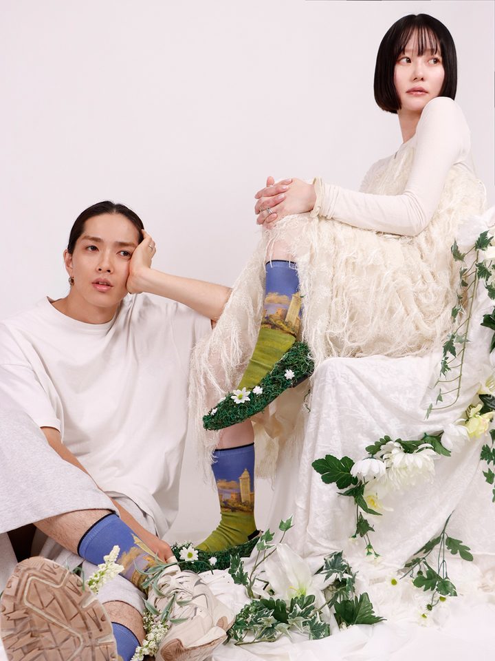 文化服装学院の学生が撮影した作品ビジュアル